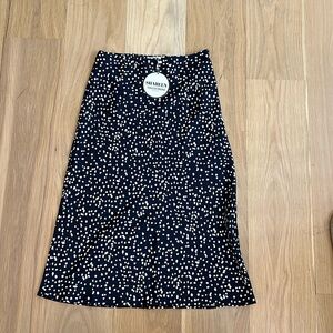 Maxi print skirt